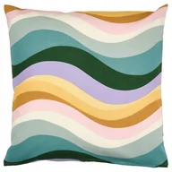 Poszewki na poduszki - Ikea Myggblomster Poszewka, Szaroniebieski/Wielobarwny, 50X50 Cm - miniaturka - grafika 1