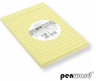 Szkolne artykuły papiernicze - Penword Notes samoprzylepny w linię pastel 100x150mm 100K - miniaturka - grafika 1