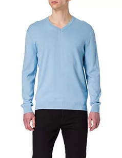 United Colors of Benetton Sweter męski, jasnoniebieski 29j, XS - Swetry męskie - miniaturka - grafika 1
