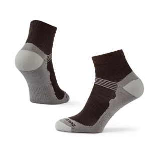 Skarpetki Zulu Merino Lite Rozmiar skarpet: 43-47 / Kolor: szary/brązowy - Skarpetki męskie - miniaturka - grafika 1