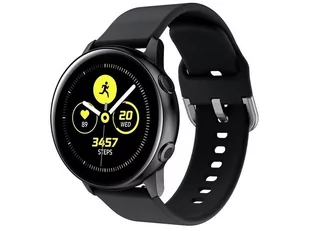 Samsung Alogy Gumowy pasek Alogy soft do Gear S3 Watch 46mm czarny uniwersalny - Akcesoria do smartwatchy - miniaturka - grafika 1