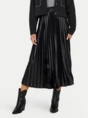 Spódnice - ONLY Spódnica plisowana Lyon 15330727 Czarny Regular Fit - miniaturka - grafika 1