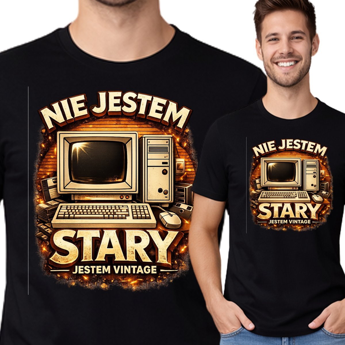 Koszulka Dla Informatyka Programisty Śmieszna Prezent S P405 CZARNA