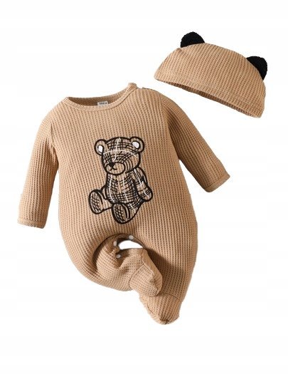SHEIN ŚPIOCHY DLA NOWORODKÓW Z CZAPKĄ 50cm ŁHE