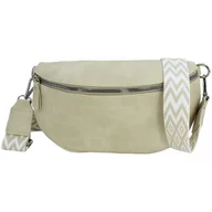 Nerki - Saszetka Na Pas Biodrówka Nerka Średnia Jennifer Jones KREMOWA 3150 26 x 14 x 6 [cm] - miniaturka - grafika 1