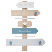 Akcesoria i części do kuchenek i piekarników - Wieszak dla dzieci drogowskaz 4 haczyki 174141B - miniaturka - grafika 1