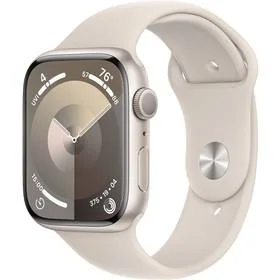 Apple Watch 9 GPS 45mm Aluminium Sport S/M Beżowy - Smartwatch - miniaturka - grafika 2