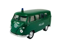 Samochody i pojazdy dla dzieci - Welly 1963 Vw Volkswagen T1 Bus Polizei 1:34 Samochód Nowy Metalowy Model - miniaturka - grafika 1