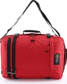 Plecaki - National Geographic Plecak hybrydowy z chowanymi paskami Czerwony Jeden rozmiar - miniaturka - grafika 1