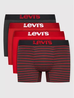 Majtki męskie - Levi's Komplet 4 par bokserek 37149-0478 Czerwony - grafika 1