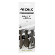 Kuchnie turystyczne - Rockland Zestaw sztućców TITANIUM CUTLERY SET - miniaturka - grafika 1