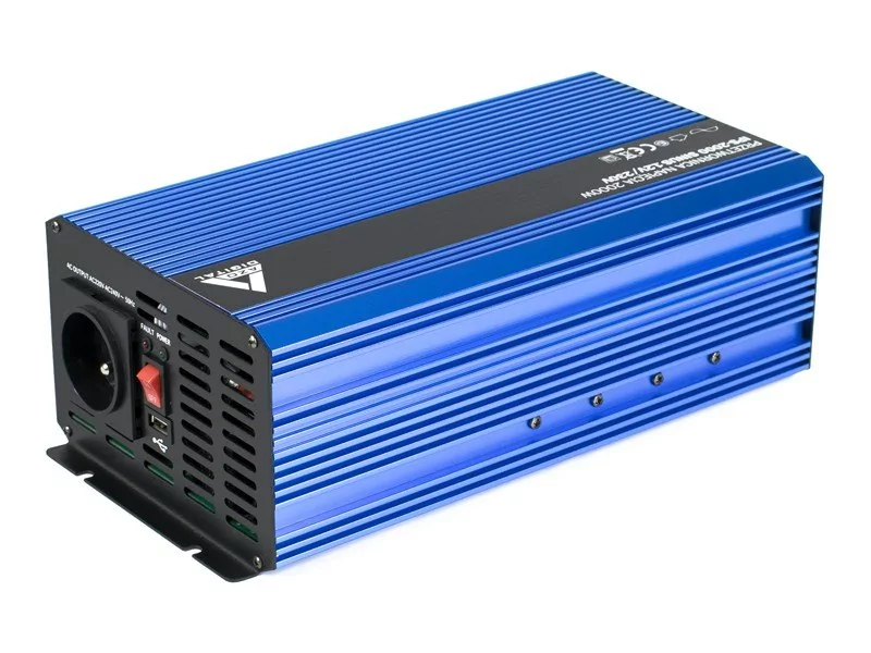 Azo DIGITAL Przetwornica napięcia 12 VDC 230 VAC SINUS IPS-2000S 2000W AZO00D1105