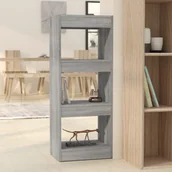 Regały - Vidaxl Regał Na Książki/Przegroda, Szary Dąb Sonoma, 40X30X103 Cm - miniaturka - grafika 1