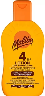 HealthCentre Malibu Protective Sun Lotion with spf4 200 ML EM430Z - Balsamy i kremy do opalania - miniaturka - grafika 1