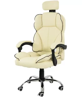 Fotel biurowy, krzesło biurowe Fotel biurowy Artnico Seli 1.0 kremowy - Fotele i krzesła biurowe - miniaturka - grafika 2
