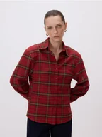 Koszule damskie - Reserved - Koszula z wiskozą - wielobarwny - miniaturka - grafika 1