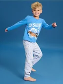 Piżamy chłopięce - Sinsay - Piżama dwuczęściowa Hot Wheels - niebieski - miniaturka - grafika 1