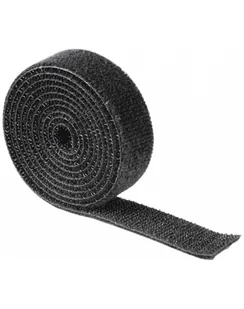 Hama Hook and Loop Strap, universal, 1 m, black 00020543 - Kable komputerowe i do monitorów - miniaturka - grafika 1