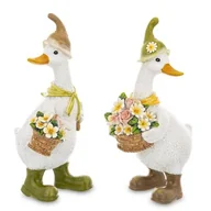 Pozostałe ozdoby ogrodowe - Figura ogrodowa gęś 24,5 cm - miniaturka - grafika 1