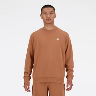 Bluza męska New Balance MT41507WUT  brązowa - Bluzy męskie - miniaturka - grafika 1