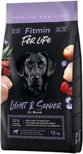 Fitmin Dog for Life Light & Senior - 2 x 12 kg Dostawa GRATIS! - Sucha karma dla psów - miniaturka - grafika 1