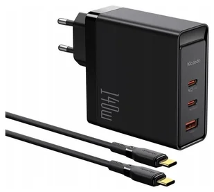 McDodo CH-2913 GaN 140W 2x USB-C, USB-A czarna - Ładowarki do telefonów - miniaturka - grafika 1