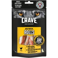Przysmaki dla psów - CRAVE High Protein Rolls 8 x 50 g Kurczak - miniaturka - grafika 1