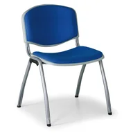 Fotele i krzesła biurowe - Krzesło konferencyjne Livorno, niebieskie - miniaturka - grafika 1