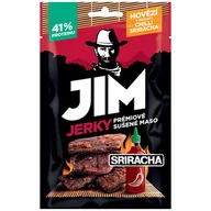 Zdrowa żywność - Mięso suszone Jim Jerky Jerky wołowina chilli Sriracha 23 g - miniaturka - grafika 1
