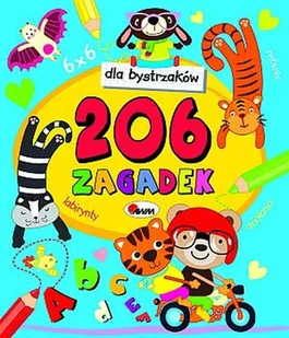 Dla bystrzaków przedszkolaków 206 zagadek Jolanta Czarnecka - Książki edukacyjne - miniaturka - grafika 2