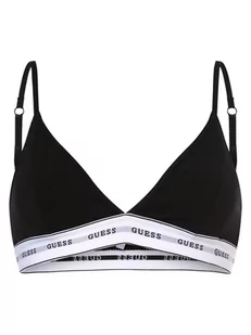 GUESS - Gorset damski, czarny - Biustonosze - miniaturka - grafika 1