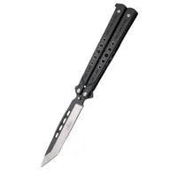 Noże - Nóż motylkowy Third Decor Habitat Balisong Black Stainless Steel, Two-Tone 420 (K2098) - miniaturka - grafika 1