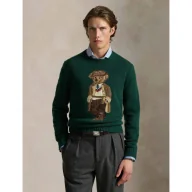 Swetry męskie - POLO RALPH LAUREN Wełniany sweter | Regular Fit | z dodatkiem kaszmiru - miniaturka - grafika 1