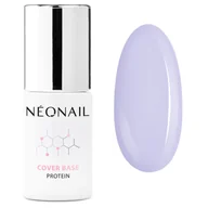 Lakiery hybrydowe - Baza hybrydowa Cover Base Protein Pastel Lilac 7,2 ml - miniaturka - grafika 1