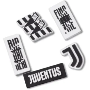 Zestaw 5 przypinek Jibbitz™ Juventus 5-Pack 10012073 (CR360-a) Crocs - Glany damskie - miniaturka - grafika 1