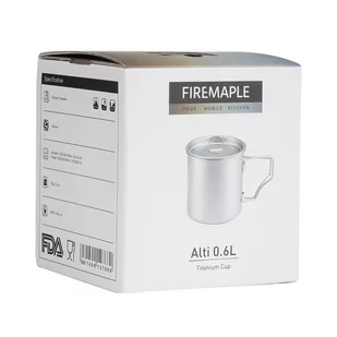 Fire Maple - Kubek tytanowy turystyczny Alti - 600 ml - Kuchnia turystyczne i akcesoria - miniaturka - grafika 4