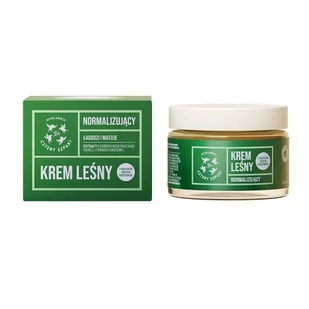 Mydlarnia Cztery Szpaki Normalizujący krem do twarzy Leśny 50ml - Kremy do twarzy - miniaturka - grafika 1