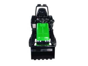 Traktor na Akumulator ZP1001B Z Łyżką Klakson Zielony - Tory, garaże, parkingi - miniaturka - grafika 2