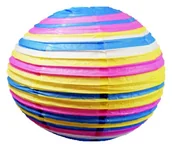 Lampy sufitowe - Candellux Lampa wisząca 1 pł. - Kokon Paski 70-16457 - miniaturka - grafika 1