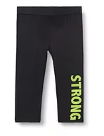Legginsy - Koton Dziewczęce legginsy z nadrukiem, czarny (999), 7-8 Lata - miniaturka - grafika 1