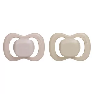 Smoczek dla niemowlaka 2 szt.– symetryczny smoczek silikonowy 6 mies.+ róż/latte, b.box - Smoczki uspokajające Smoczek dla niemowlaka 2 szt.– symetryczny smoczek silikonowy 6 mies.+ róż/latte, b.box - Smoczki uspokajające - miniaturka - grafika 1