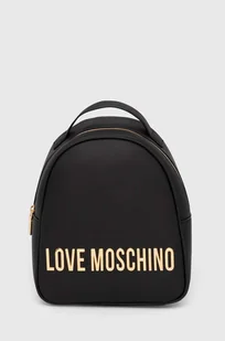 Love Moschino plecak damski kolor czarny mały z aplikacją JC4197PP1LKD0000 - Plecaki - miniaturka - grafika 1