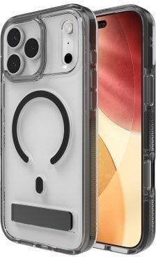 Zagg Santa Cruz Snap KS etui z podstawką do iPhone 17 Pro Max kompatybilne z MagSafe jet black