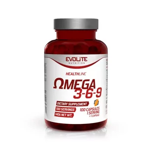 Evolite Omega 3-6-9 100kaps. Kwasy Tłuszczowe EPA DHA - Witaminy i minerały - miniaturka - grafika 1