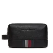 Kosmetyczki, organizery i kuferki - Kosmetyczka Tommy Hilfiger Transit Medium Washbag AM0AM12516 Czarny - miniaturka - grafika 1