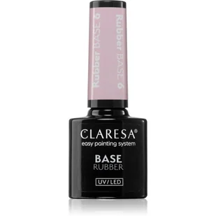 Claresa Rubber base Baza kauczukowa do paznokci 6 5ml - Lakiery hybrydowe - miniaturka - grafika 1