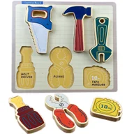 Puzzle - Puzzle Drewniane Edukacyjne Narzędzia Zkb-2053 - miniaturka - grafika 1