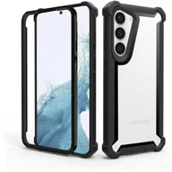 Etui i futerały do telefonów - Etui pancerne 360 Supero do Samsung Galaxy A55 5G, przezroczysto-czarne - miniaturka - grafika 1