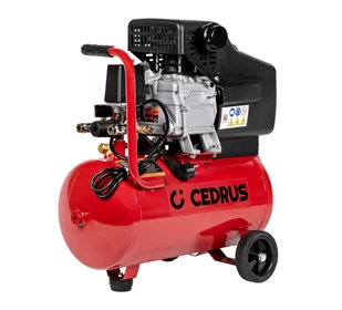 CEDRUS KM24-1T SPRĘŻARKA TŁOKOWA KOMPRESOR TŁOKOWY OLEJOWY 24L - EWIMAX - OFICJALNY DYSTRYBUTOR - AUTORYZOWANY DEALER CEDRUS - Sprężarki i kompresory - miniaturka - grafika 2