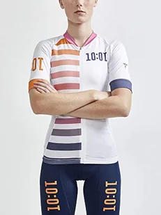 Craft Craft Damska koszulka ADV Hand Made Cycleist Endur Graphic Bike Jersey Women T-Shirt biały/Glory XS 1911212 - Koszulki i topy damskie - miniaturka - grafika 1